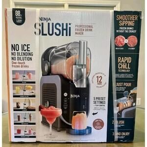 NEW Ninja SLUSHi Professional Frozen Slushie Machine 88oz Black FS301